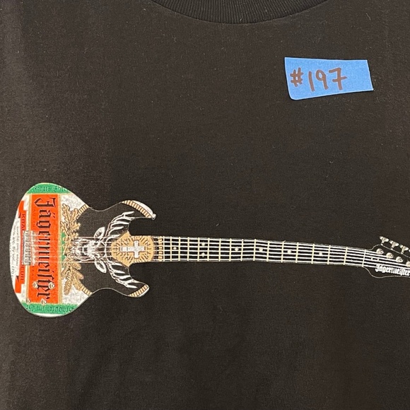 Jagermeister GUITAR Graphic T-Shirt, XL Vintage 🤘NEW OLD STOCK - Picture 3 of 6